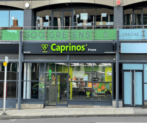Caprinos store front Northampton
